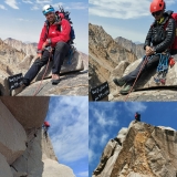 صعود و فرود خط الراس دندان اژدها از فنی ترین قلل منطقه تخت سلیمان و علمکوه در تاریخ 27 مرداد 1402