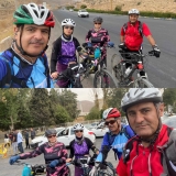 برنامه رکابزنی دوچرخه سواران مسیر پل معالی آباد ، صدرا ، باجگاه ، دروازه قرآن در تاریخ 28 مهر 1402