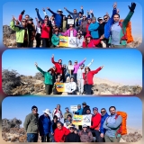 برنامه صعود به قله عالم بین جهرم در تاریخ 22 دی ماه 1402