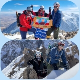 برنامه صعود فنی به قله برد آتش از مسیر گرده شرقی در تاریخ 23 آذرماه 1403