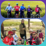 برنامه رکابزنی دوچرخه سواران از میدان گل سرخ تا دریاچه نمک در تاریخ 22 فروردین ماه 1404